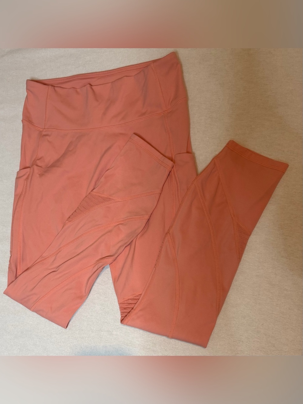 Fabletics High-Waist Leggings in Coral